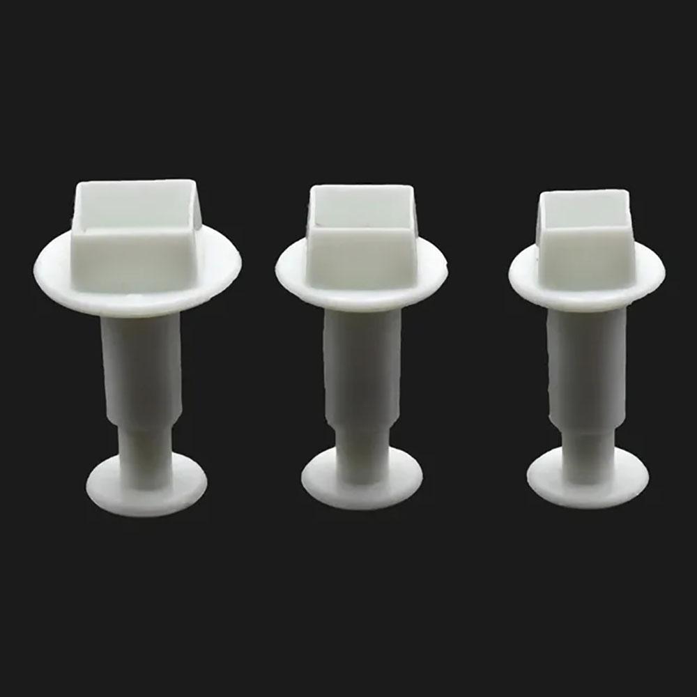 3Pcs/set Cookie Cutter Fondant Cake Mold Embossed Ejector Stamp Plunger Mold DIY Kitchen Baking Cake Decorating Tools Circular