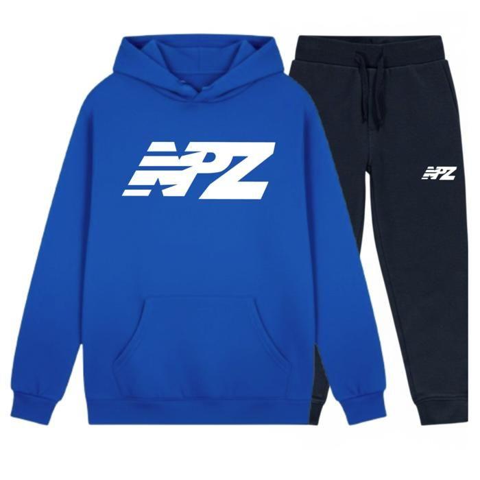 Kids' Jogging - Fashion NPZ - Blue - Long Sleeves - Multisport - Size 3 To 14 Years