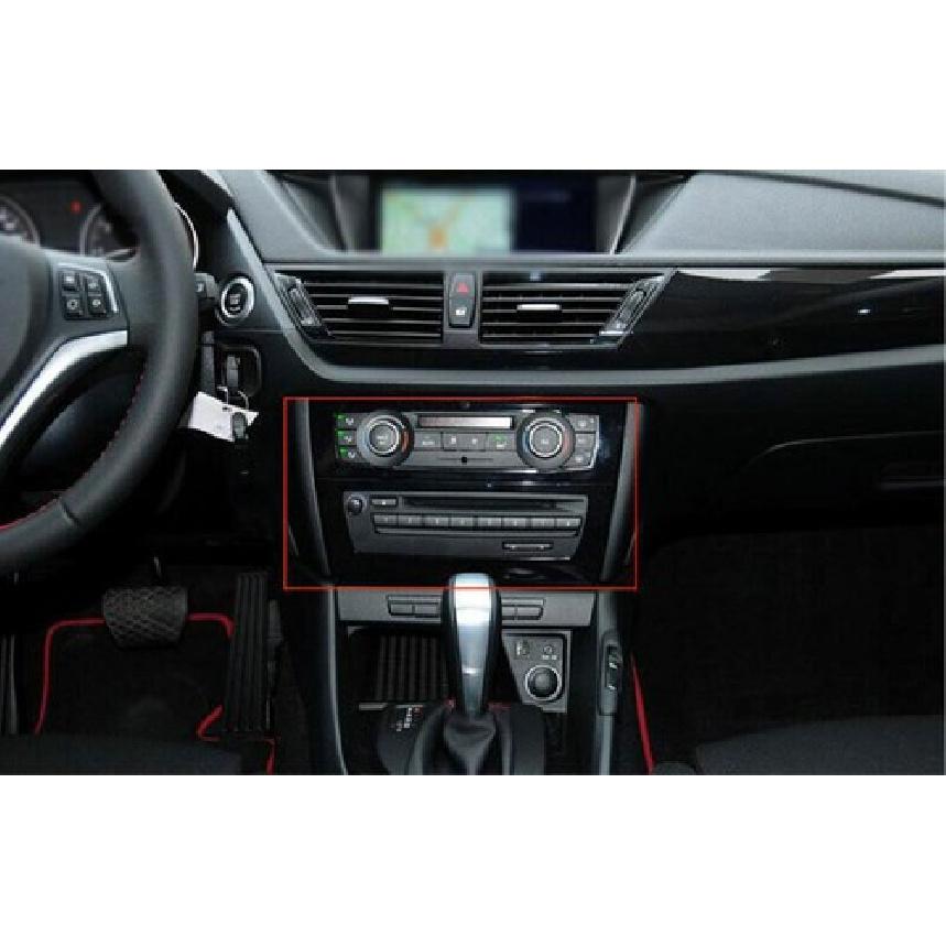 Cover Trim Real Carbon Fiber Car Central AC Button Control 10-15 For BMW X1 E84