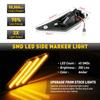 Smoked Lens Amber LED Front Fender Marker Lamp Side Fit 2013 -  Subaru BRZ A