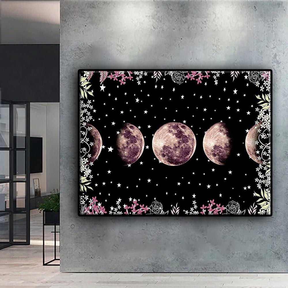 5D Diamond Painting Moon Phase DIY Diamantové vyšívání drahokamu domácí dekorace