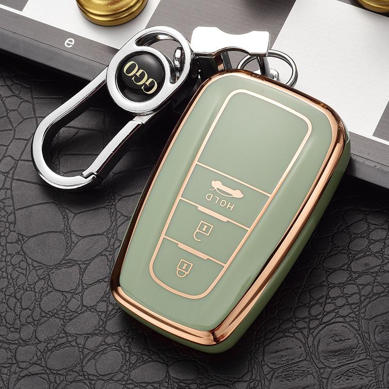 Toyota Key Case Cover for Highlander, Corolla, Crown, Prado, and Levin Models