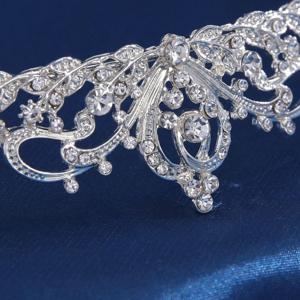 Zircon Rhinestone Headband Vintage Princess Crown Fashion Bridal Tiara  Wedding