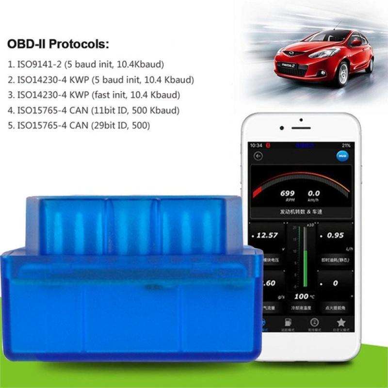 Bluetooth ELM327 V2.1 OBD2 OBDII Advanced Car Scanner Adapter Detector Bluetooth ELM327 V2.1 OBD2 OBDII Advanced Car Scanner Adapter Detector