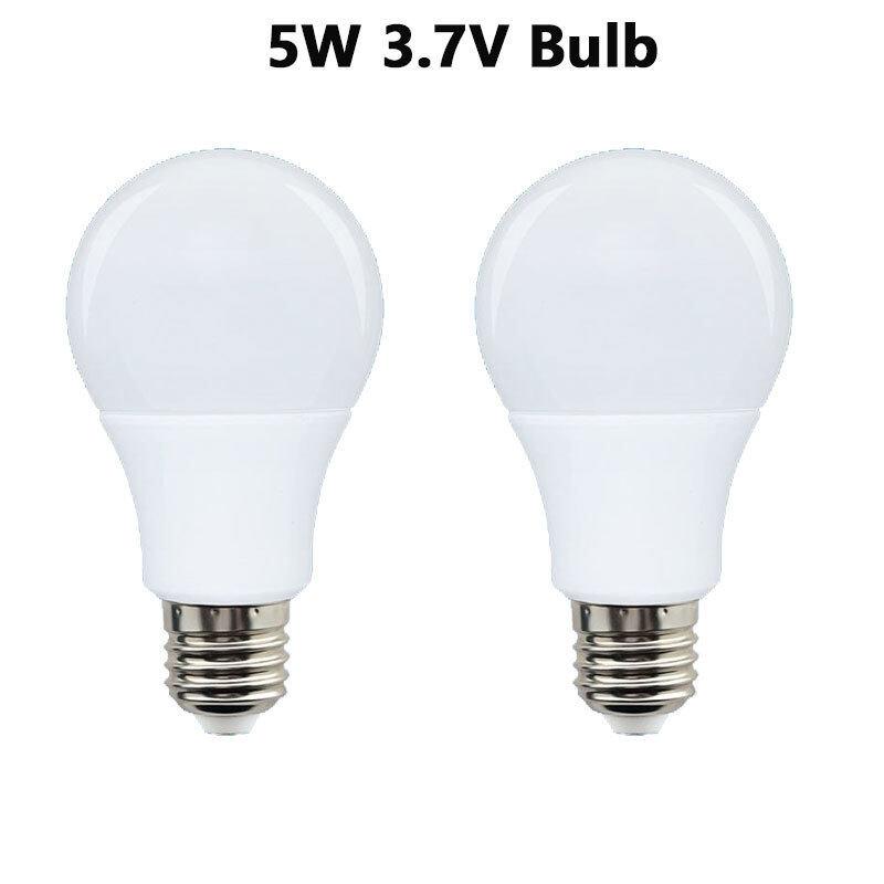 E27 DC 3.7V Niederspannungs-Glühbirne 5W LED Energiesparlampe Kugelförmige LED-Lampe mit hoher Helligkeit Licht Heimbeleuchtung Dekoratives Licht