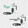Adjustable Windproof Zinc Alloy Door Stopper Non-punch Magnetic Door Holder Heavy Duty Mechanical Door Stop