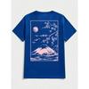 Tokyo Sakura Mount Fuji Business Card T Shirt Men Fashion Tee Clothing Cotton Summer Casual Tops Hip Hop Loose Cotton T-Shirt