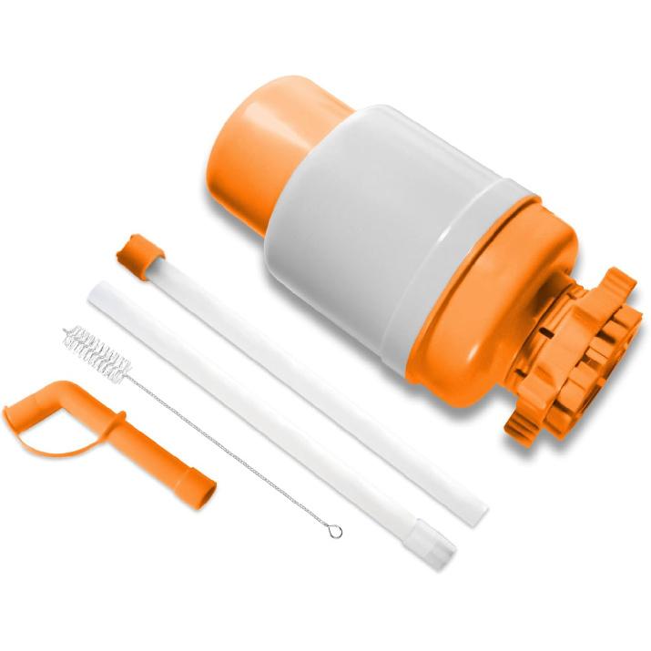 Manual Water Pump for 5 Gallon Bottle, Water Dispenser 5 Gallon with Pressure Relief Valve for No Drips, Easy Hand Press Water Jug Dispenser Fit for