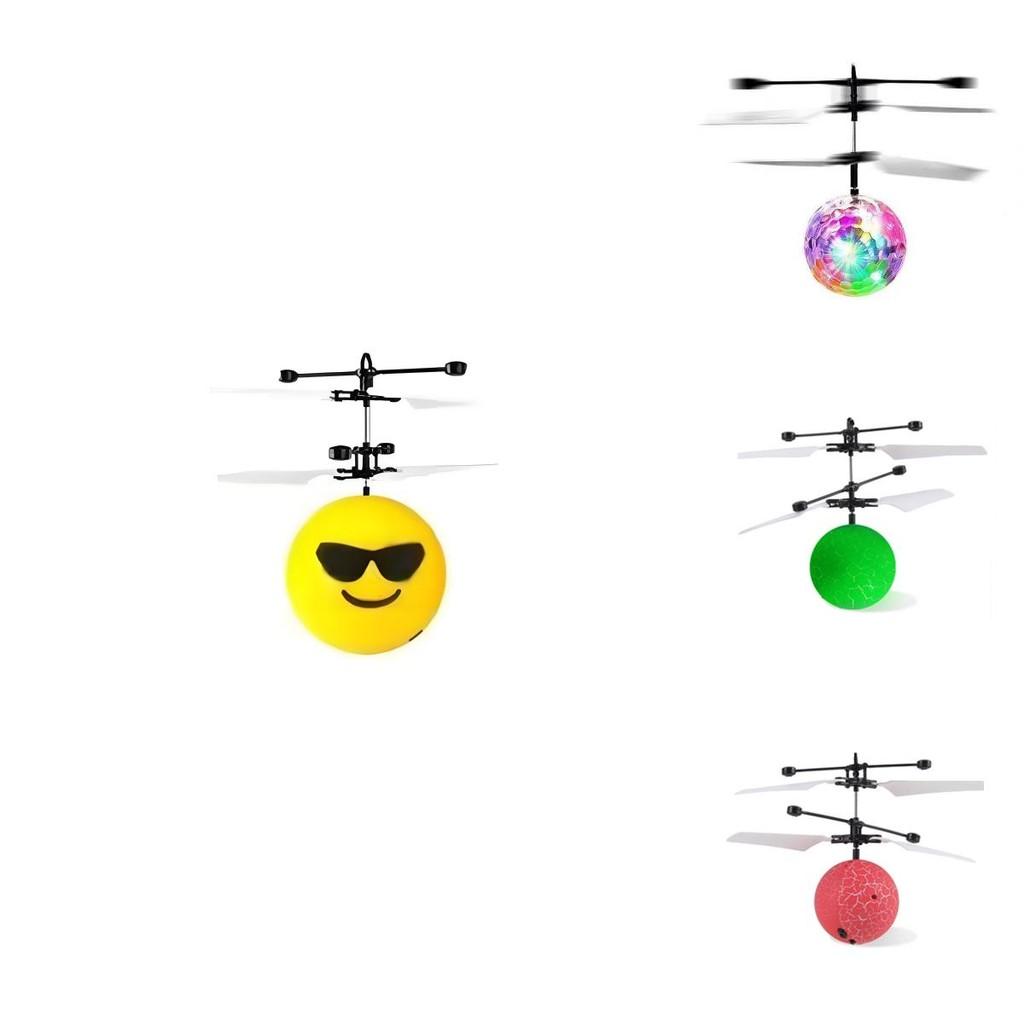 Remote Control Induction Crystal Ball Led Light Flying Sphere For Kids Play