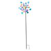 Garden Wind Spinner Colorful Metal Windmill Decoration for Outdoor Yard Lawn Patio