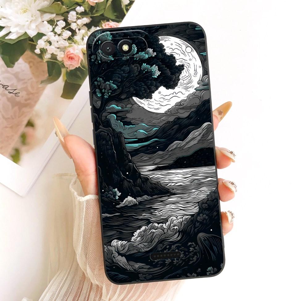 Casing For Redmi 6A Cover Fashion Cartoon Cute Funny Painted Silicone Phone Case M1804C3CG M1804C3CH M1804C3CI