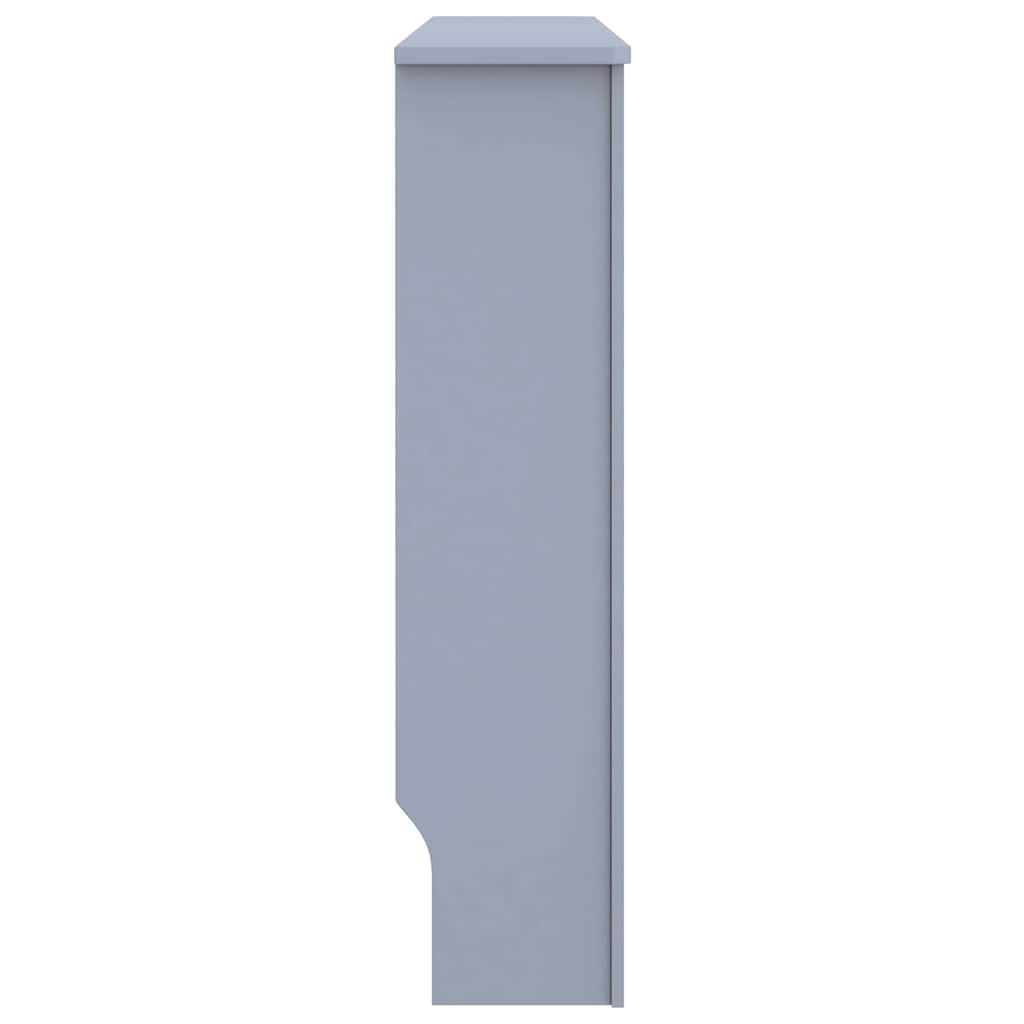 vidaXL Radiator Cover Grey 112x19x81.5 Cm Wood Composite