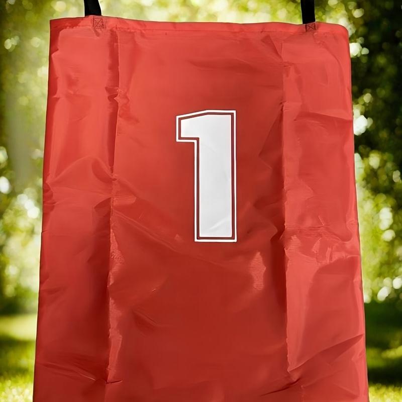 4 Pack/Set Canvas Potato Sack Game Bags, Durable Kangaroo Jumping Bags for Outdoor Lawn Games, Family Interactive Sports