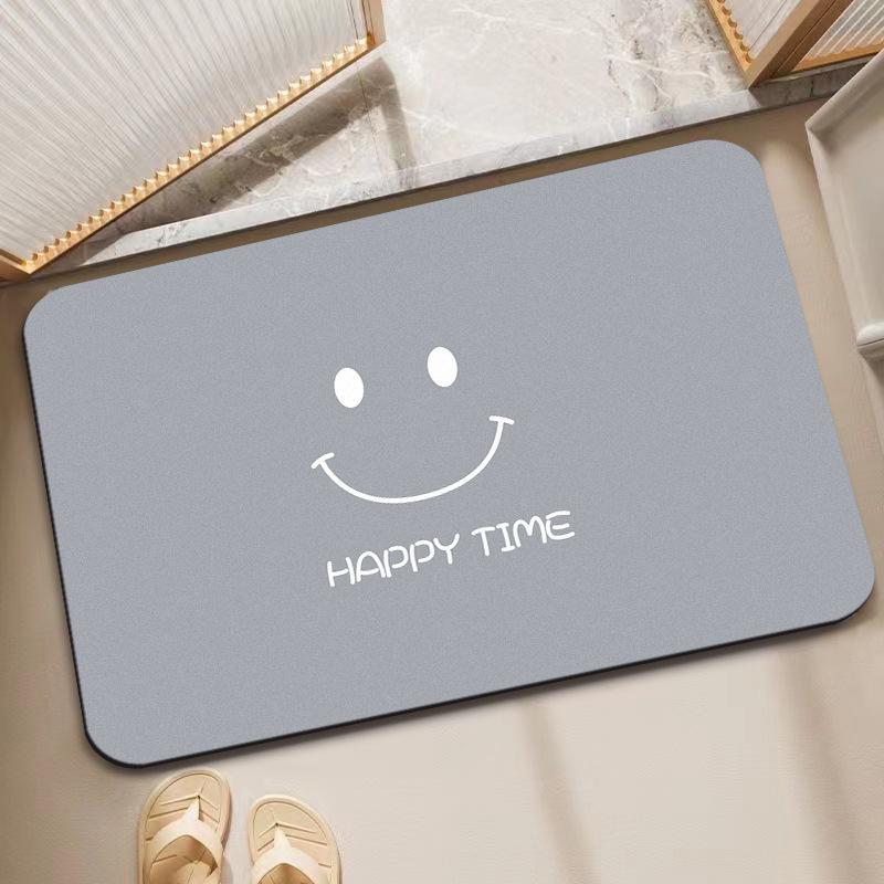 

Коврик для пола Современный Простой Коврик для пола в ванной комнате Впитывающий Грязеотталкивающий Бытовой Коврик для двери в ванную Быстросохнущий Нескользящий Коврик для ног Коврик для ванной Противоскользящий 40×60cmGZN