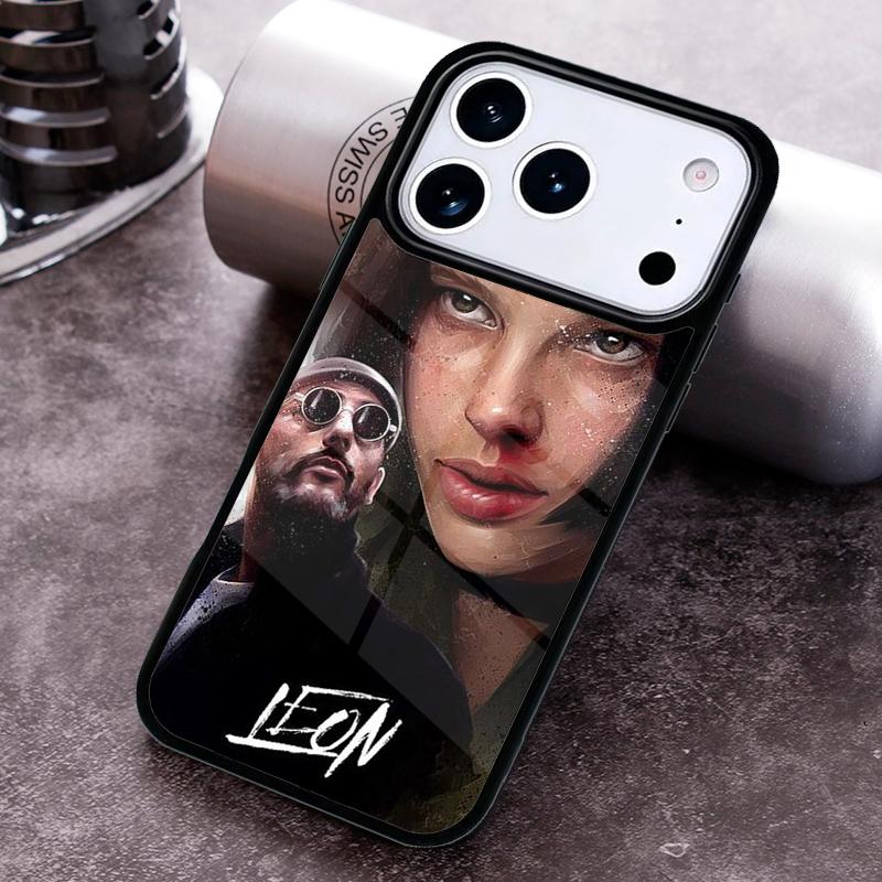 Leon And Matilda Phone Case for iPhone 17 16 15 Pro Max Air 14 13 12 11 Plus Shockproof Capa Cover