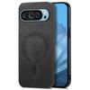 For Google Pixel 9 Pro/Pixel 9 Leather Back Case Compatible with MagSafe Skin-touch Phone Cover
