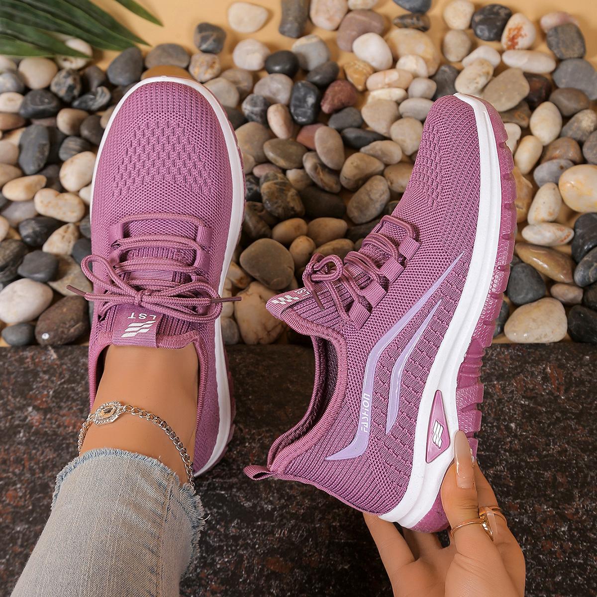 

Women s shoes, soft soles, not tired feet,summer sneakers platform shoes, flying weaving, breathable women s sneakers shoes 36