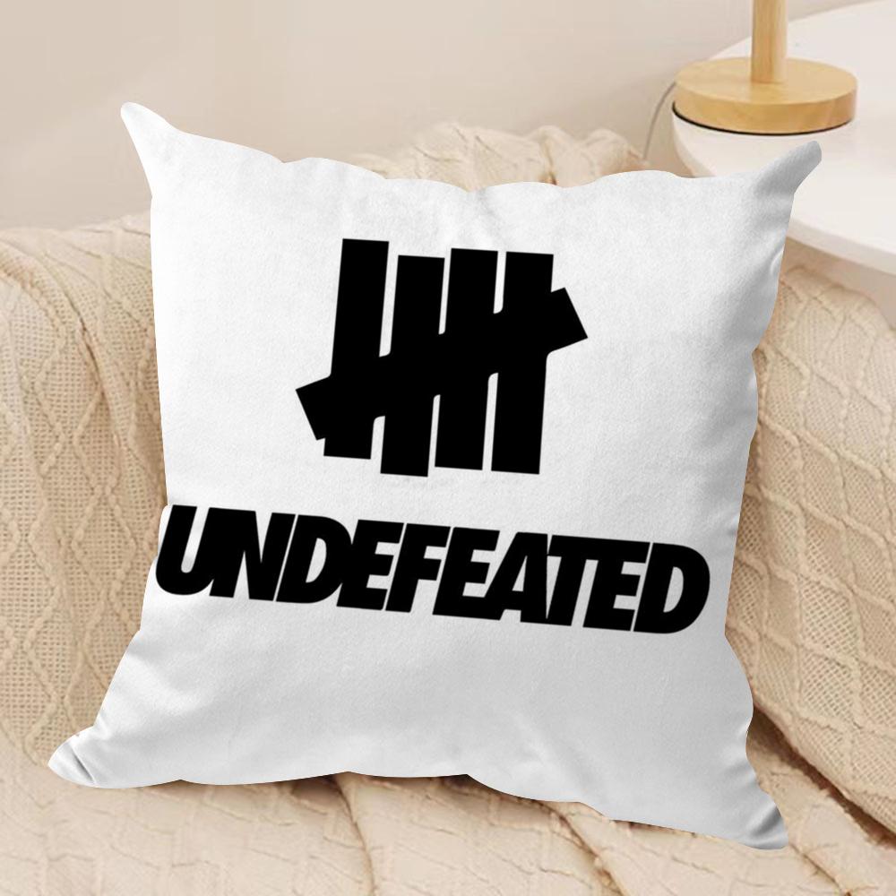 U-Unbesiegt Trend Kissenbezug Weicher Plüschstoff Doppelseitig Bedruckter Sofakissenbezug für Alle Jahreszeiten Heimdekoration Geschenk