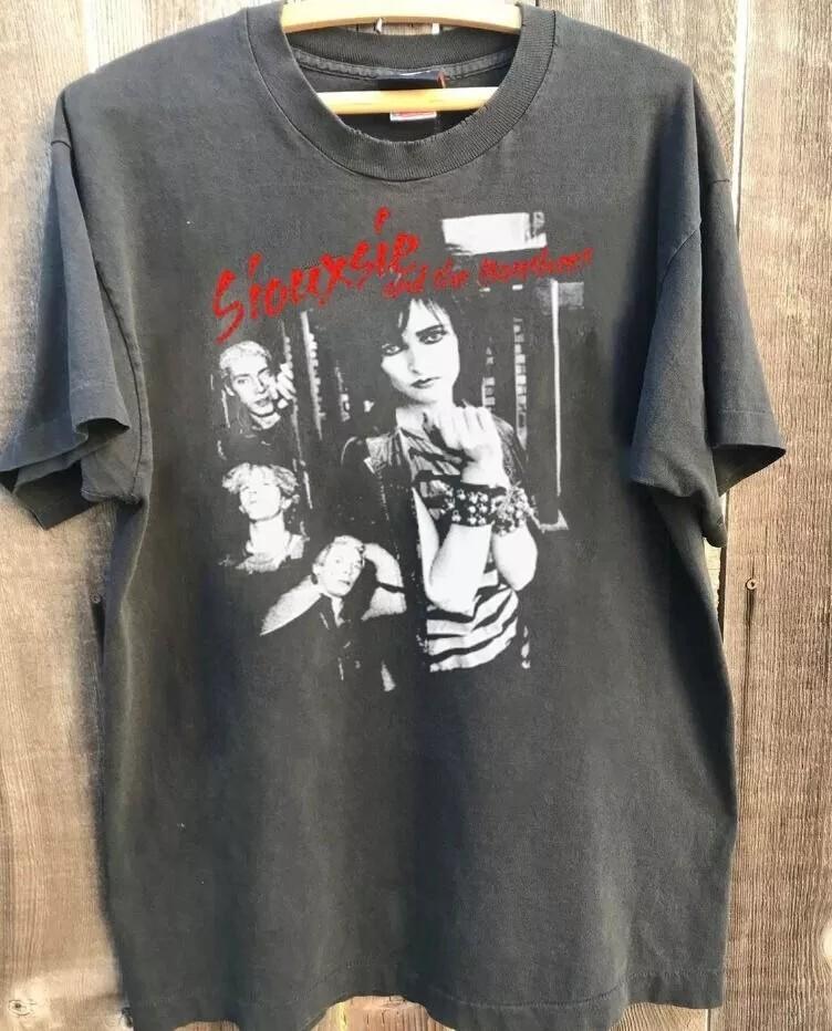 Siouxsie and the Banshees Угольно-серая Хлопковая Футболка Унисекс S-5XL Мужская Женская Унисекс Футболка S