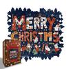 Christmas Puzzle Wooden Special-Shaped Splicing Toy Gift Piggy Bank Puzzle Decompression Puzzle