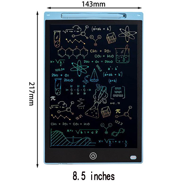 Lcd 6.5/8.5/10/12Inch Writing Tablet For KidsReusable Magic Drawing Board With StylusEco-Friendly Erasable Doodle Pad Toy Gift