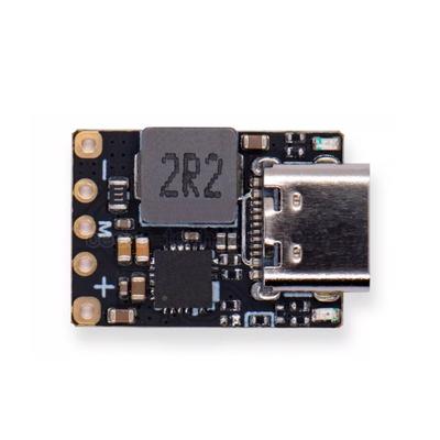 High Efficiency 18W Quick Charging Boost Converters Module For 2S/3 S Lithiums Batteries USB C Interfaces Compactly Design