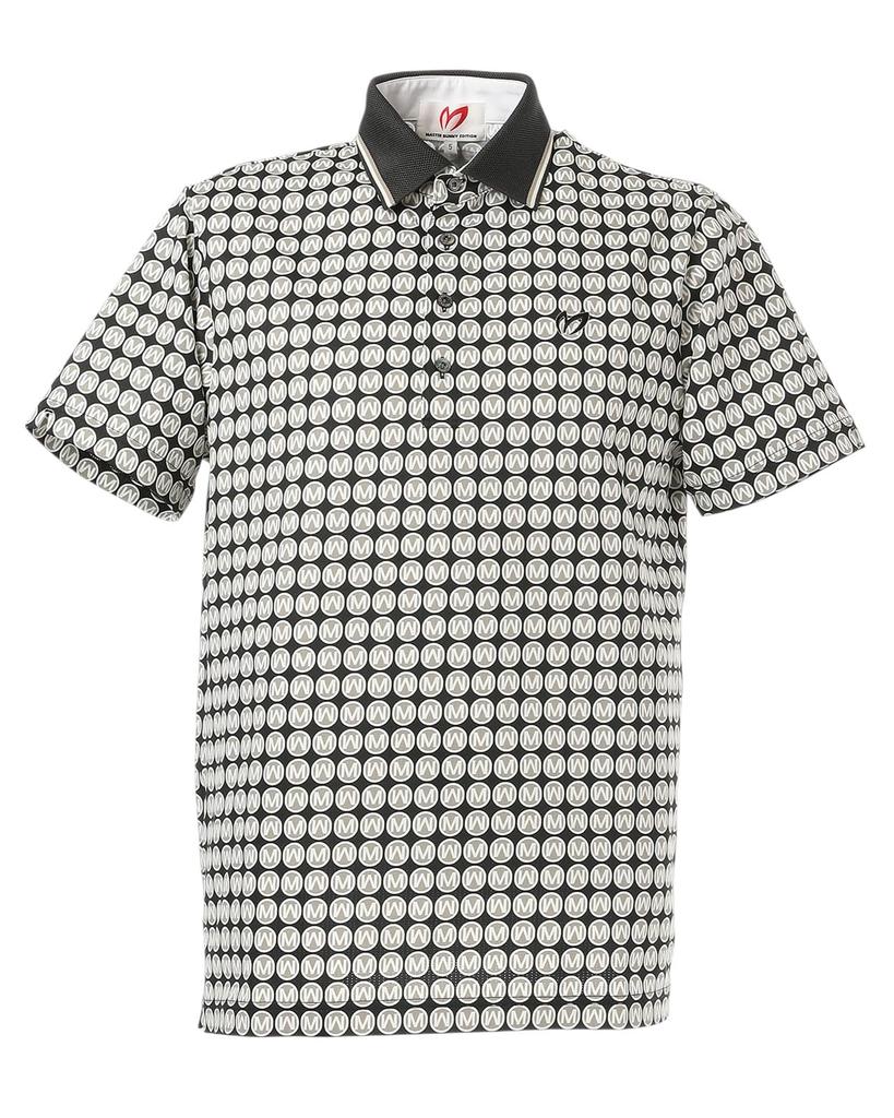 Master Bunny Short Sleeve Polo Shirt Golf 6 Men's (Dobby Mesh) / / 758-5160403 022_Charcoal [LL]