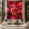 Valentine Love (78) Theme Custom Tapestry Personalized Custom Name Text Wall Hanging Tapestry Home Decor Background Cloth