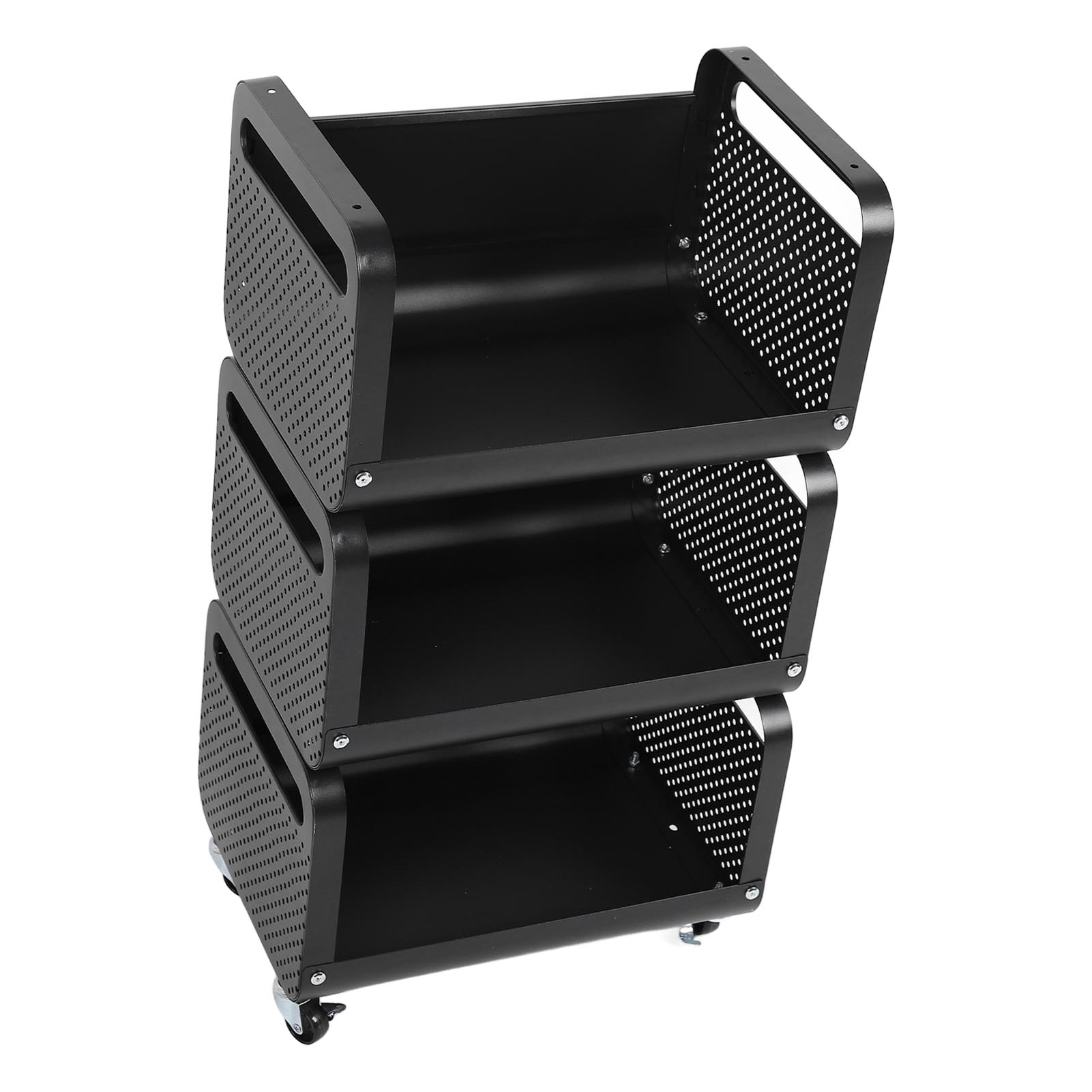 

Kitchen Storage Shelf Multiple Layers Stainless Steel Multifunctional Mobile Shelving Unit Cart