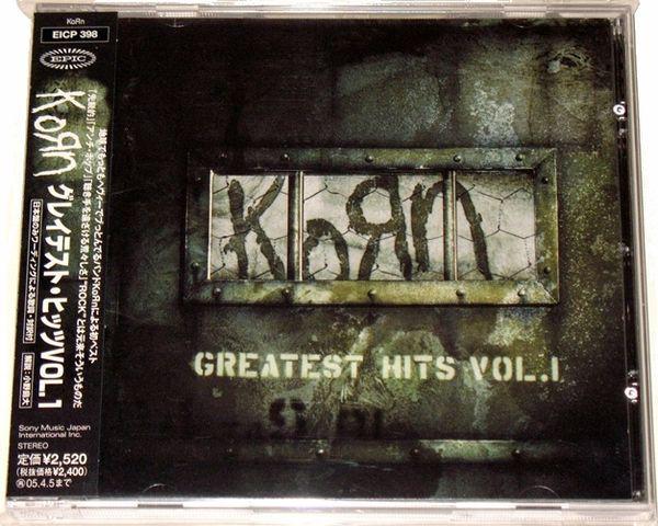 CD KORN   Greatest Hits Vol. 1 EICP398 Epic 2004 Japan Rock Used