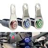 1pc LED Motorcycle Switch ON+OFF Handlebar Mount Aluminum Alloy Waterproof 12V Fog Light Lamps Motorbike Horn Push Button Switch