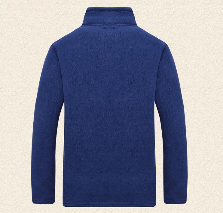 Pánská zateplená bunda z polárního fleecu Outdoorové kempování Turistika Podzim Zima Horolezectví Treking Lyžování Turistické bundy Taktický kabát