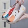 Scarpe Oxford da Donna Primavera e Autunno Scarpe Casual Moda Dipinte Scarpe a Pedale in Maglia a Suola Morbida a Suola Spessa