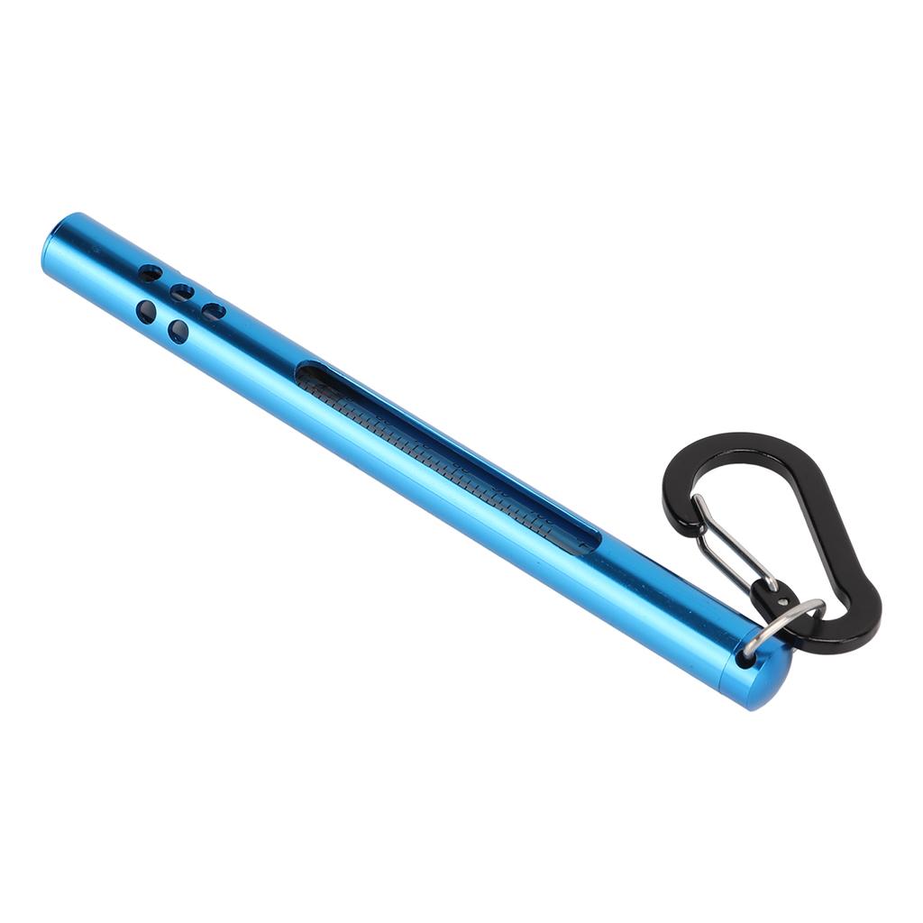 Fly Fishing Water Thermometer Stream Water Temperature Measurement Tools with CarabinerBlue