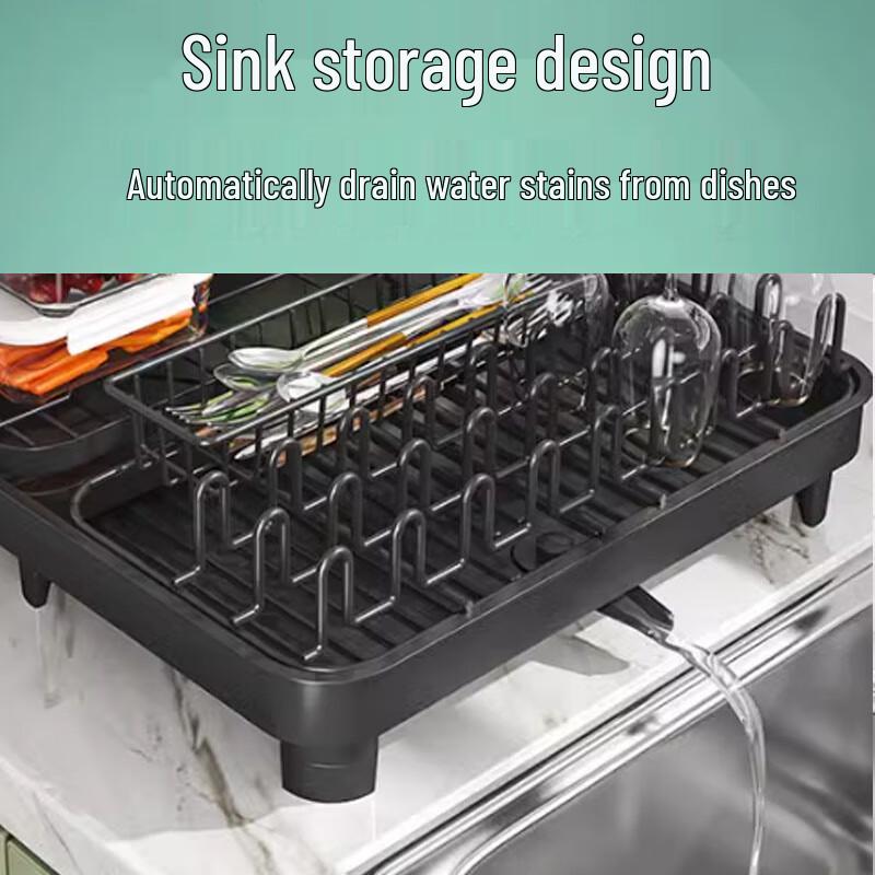 Modern Aluminum Dish Drying Rack