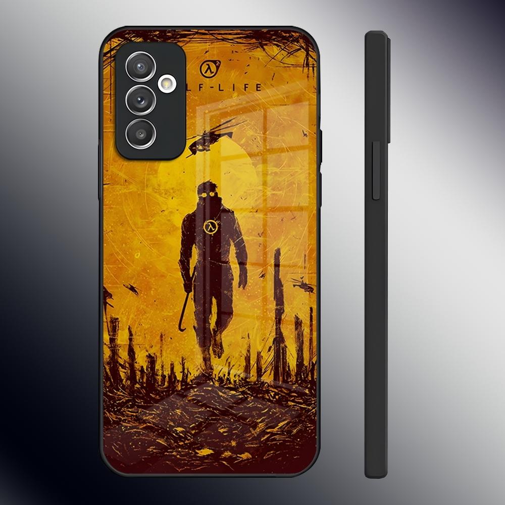 

H-Half L-Life 2 Game Phone Case For Samsung S24 Ultra S23 S22 S20 Fe S21 Plus A54 A34 A24 A53 A13 A16 Glass Back Cover Samsung s25Plus 5G