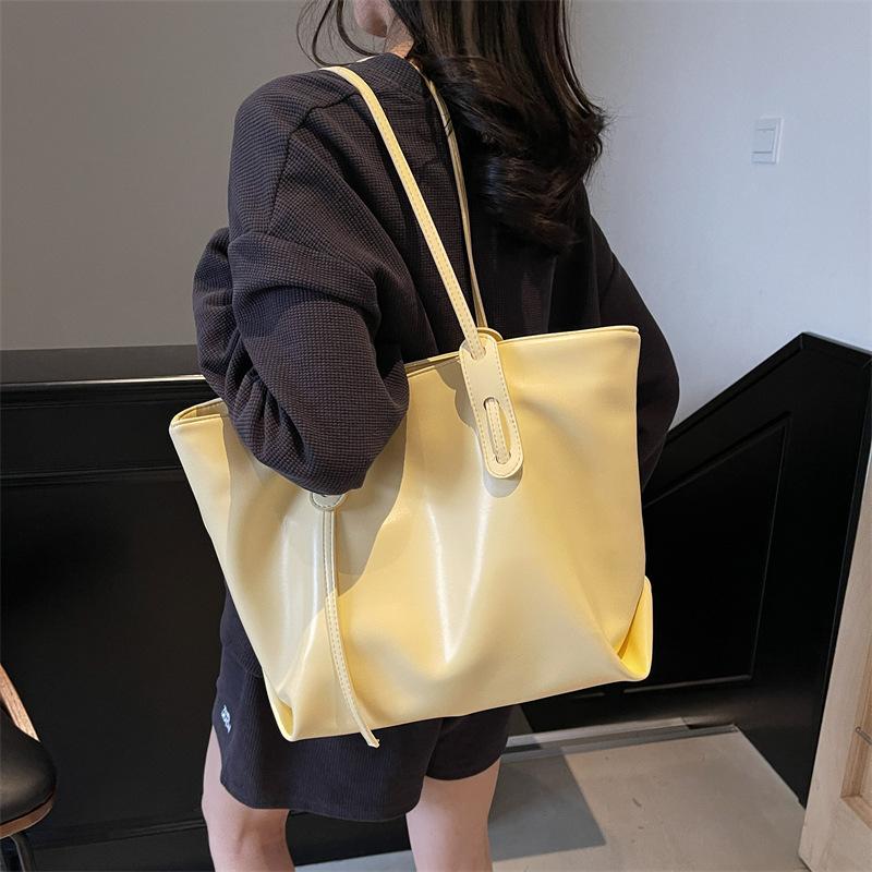 Large Capacity Bag Female New Student Class Shoulder Bag Leisure Commuter Bag Tote Bag