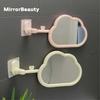 Cloud Bathroom Wall-mounted Makeup Mirror - Freely Adjustable and Retractable, No Need for Drilling, Wall-mounted Makeup Mirror for Dressing Table