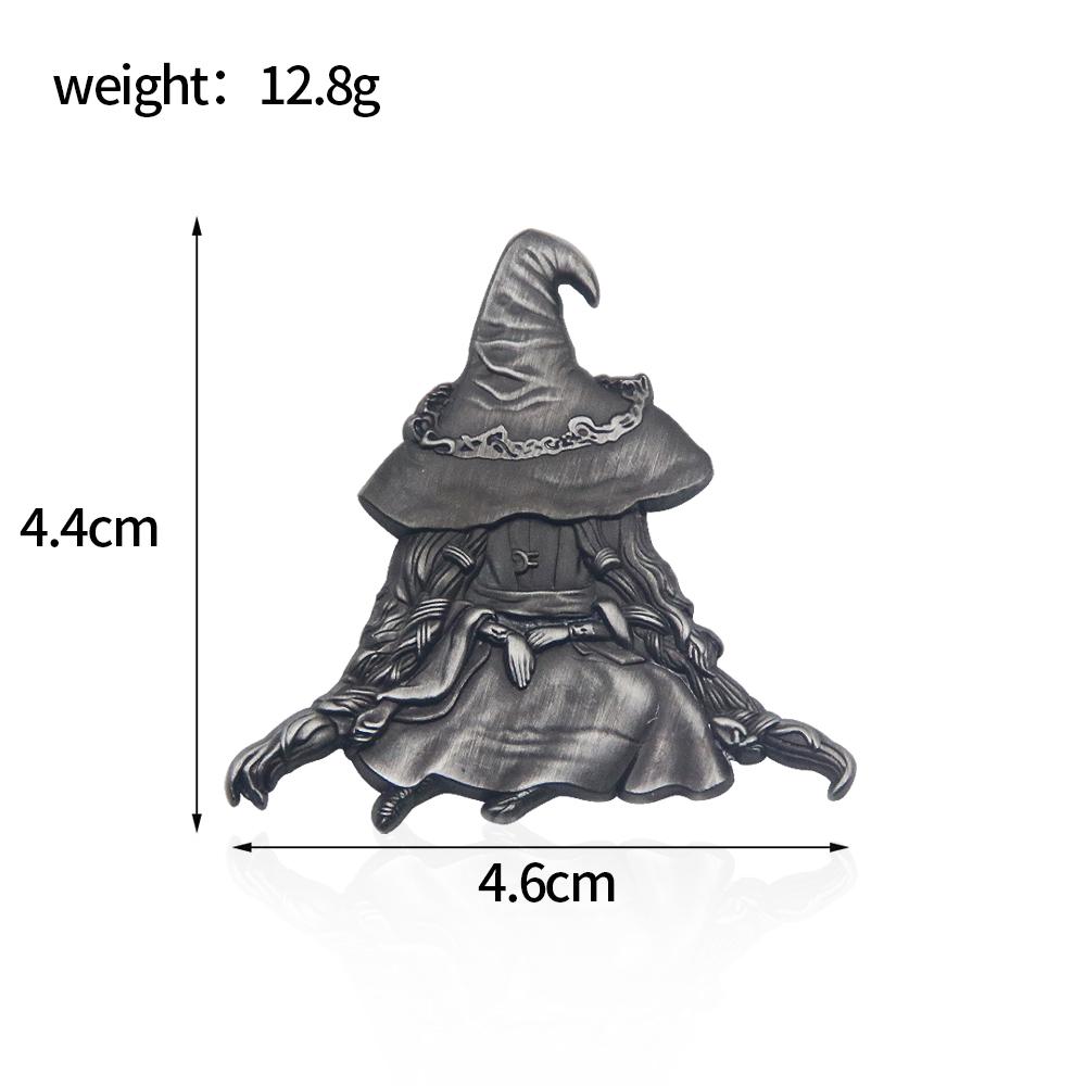 Game Ranni Melina Figure Cosplay Elden Pins Brooch Anime Enamel Metal Badge Button Brooch Bag Clothes Decor Jewelry Gift