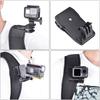 360 Degree Rotating Backpack Clip Mount, Sports Camera Hat Strap Clamp Accessory Compatible for GoPro Action Cameras