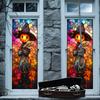 Halloween Window Cling Waterproof PVC Skull Spider Pumpkin Witch Grim Reaper Static Glass Sticker Home Office Party Decoration Decal