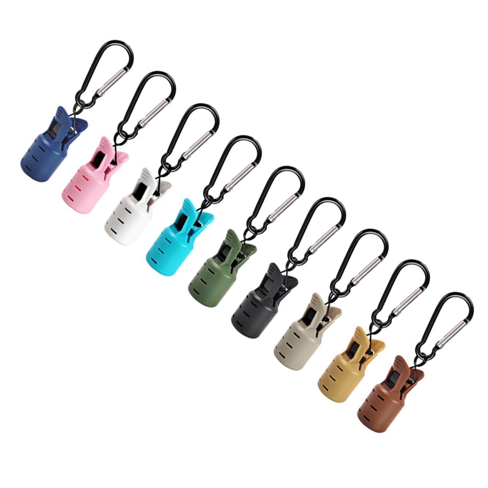 

9Pcs/set Squid Jigs Baits Protector Practical Squid Jigs Hook Covers With Carabiner For Fishing Lures Baits Hook Tackle