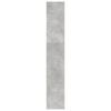 Bookshelf Concrete Grey 80x24x143 cm Engineered Wood