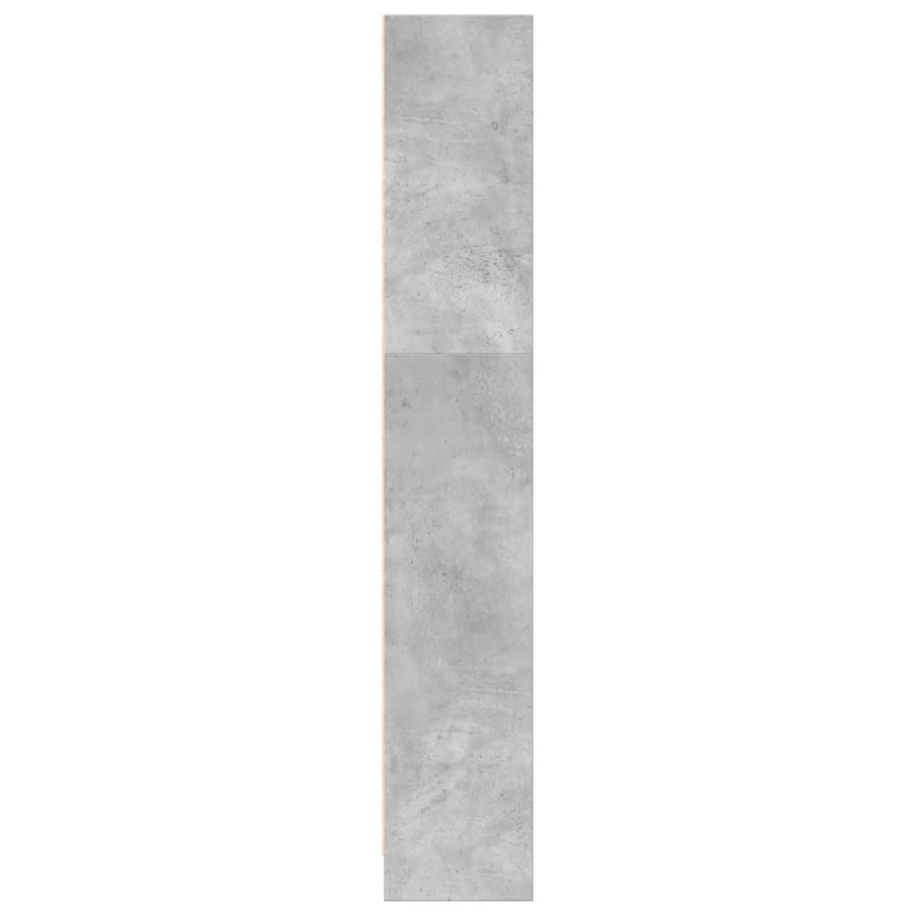 Bookshelf Concrete Grey 80x24x143 cm Engineered Wood
