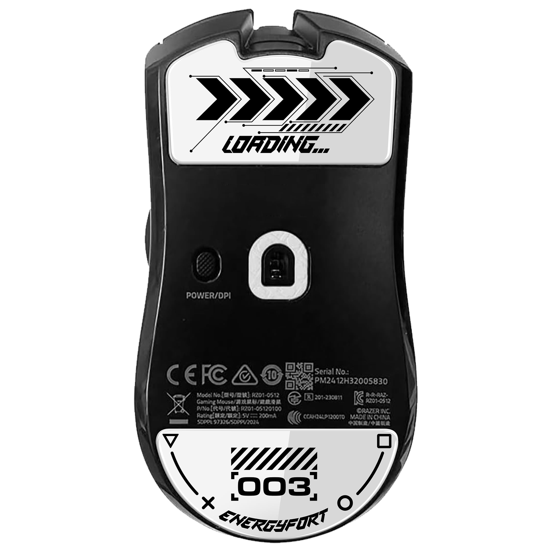 

BRIMFORD Mouse Sole for Razer Viper V3 Pro Glass Mouse Feet Compatible with Gaming Mouse Viper V3 Pro Glass Mouse Sole Mouse Feet for Viper V3 Pro