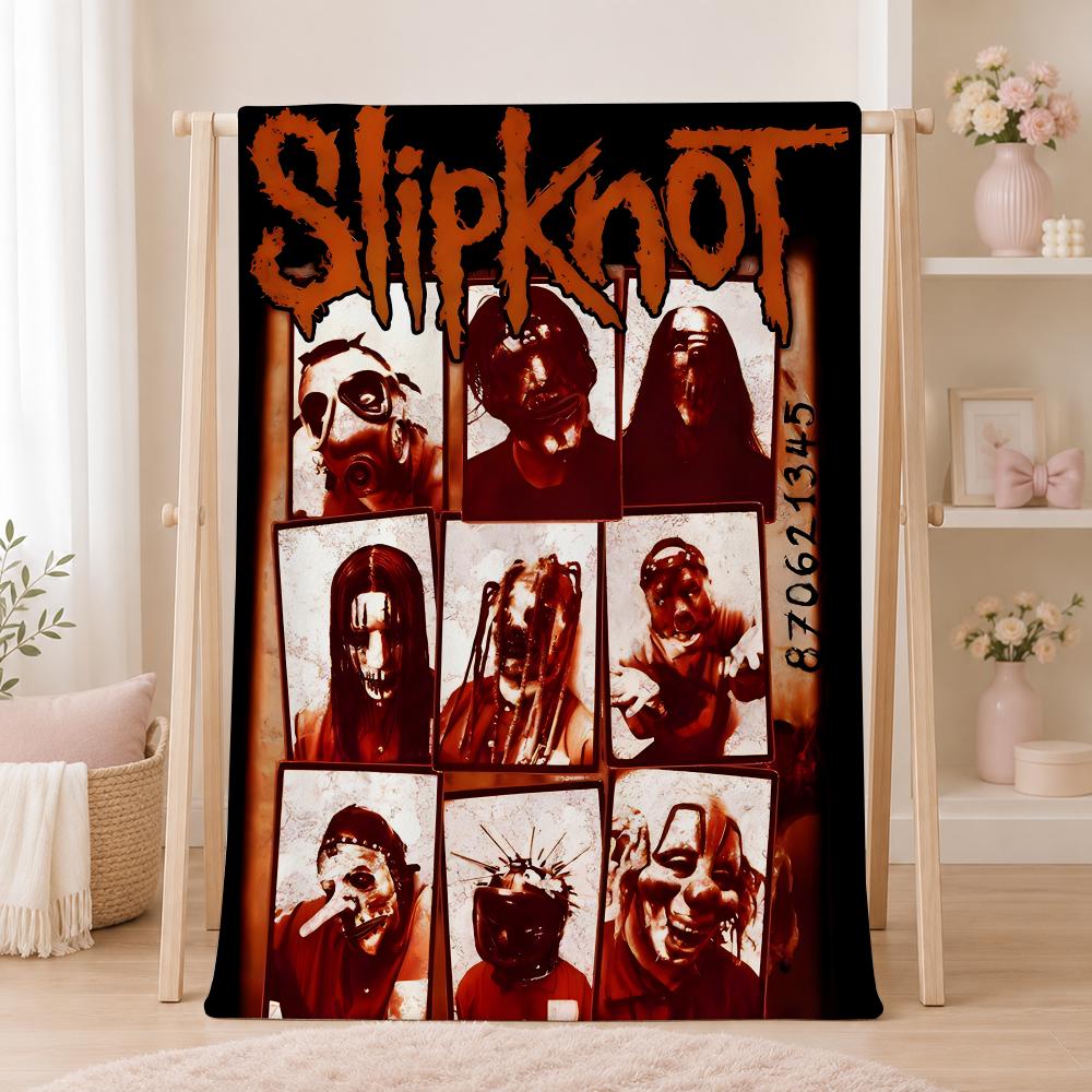 Rock Band S-SlipknotS Coperta Plaid Estiva Morbida Antistatica Lavabile Adatta ai Bambini Divano Letto