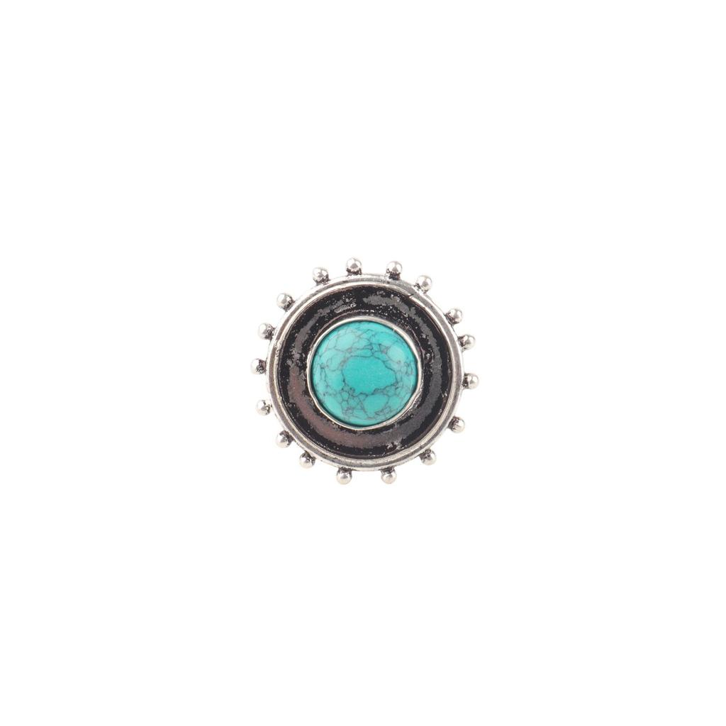Natural Blue Copper Turquoise Gemstone 925 Sterling Silver Jewelry Handmade Ring RR-49-34