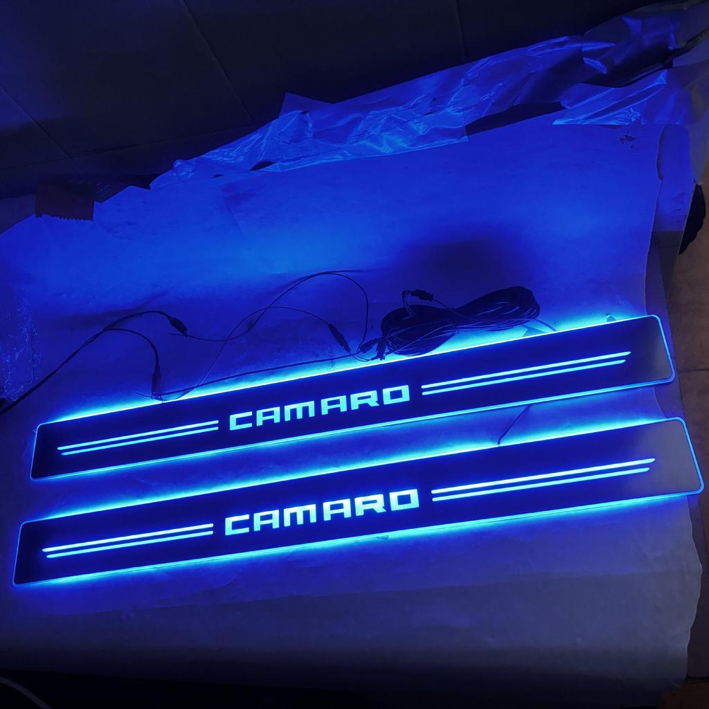 Camaro Bumblebee Flowing Color LED Door Sill Plates - Set of 2