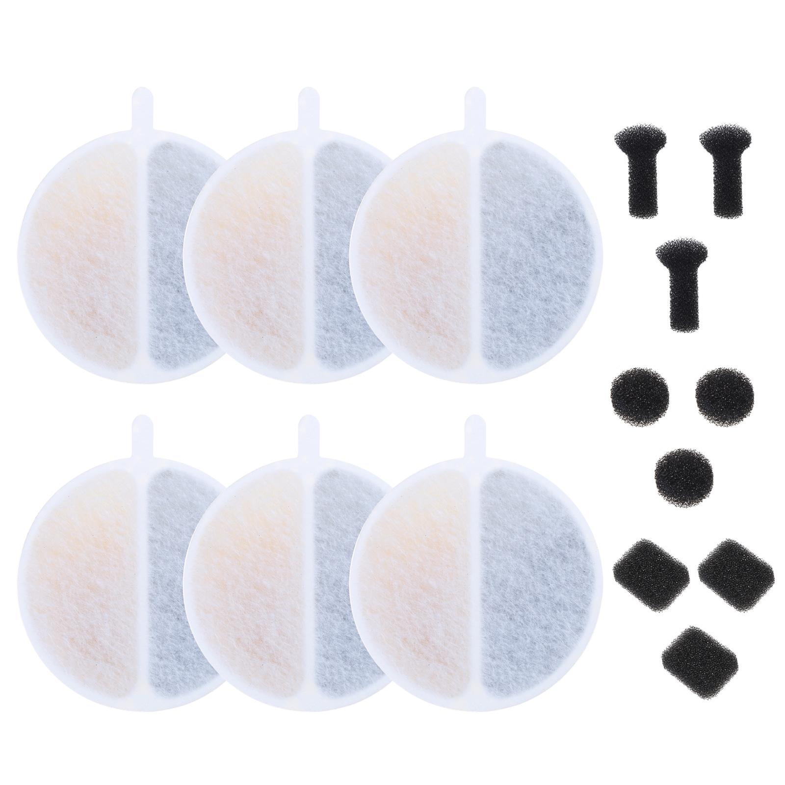 

15/30 шт. Змінний фільтр для котячого фонтану для води, замінений на фонтан для домашніх тварин, який легко встановити та обслуговувати A