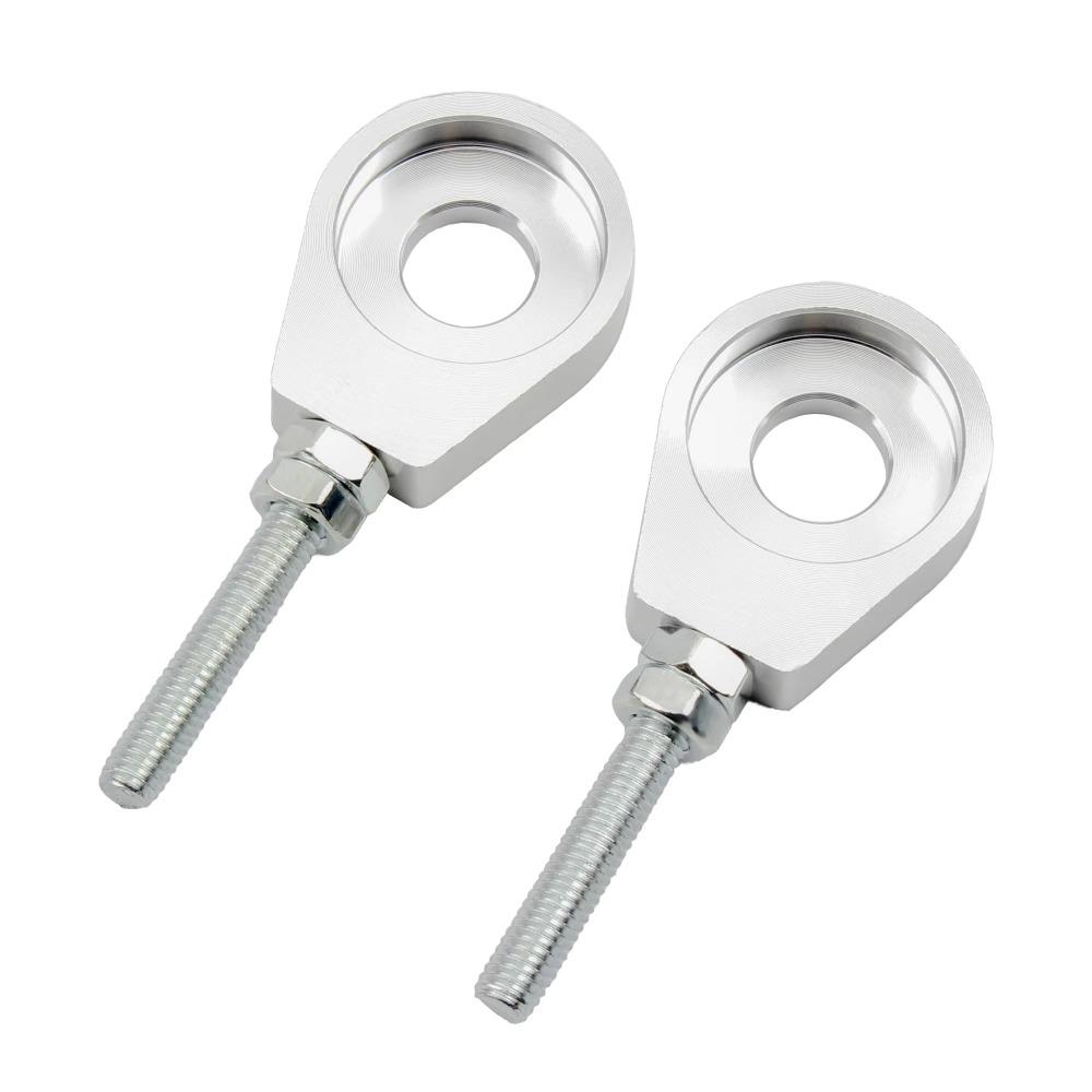2 Stück 12mm Motorrad-Modifikationsteile Schwerlast-Kettenspanner Einstellschraube Pit ATV